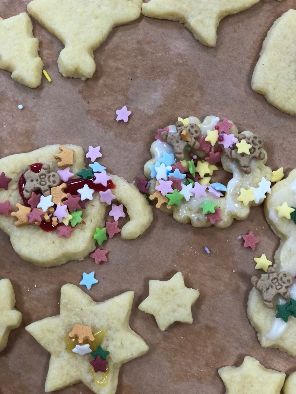 In der Weihnachtsbäckerei…
