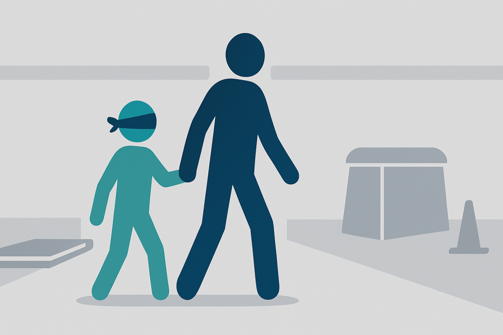 Jemandem „blind“ vertrauen